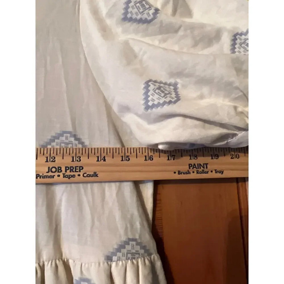 FOLK CLOTHING . COM 100% organic cotton sustainable prairie midi cottagecore XS - Picture 10 of 11